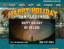 Tablet Screenshot of happyholidayrv.com